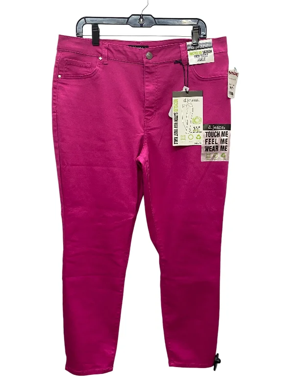 Jeans Skinny By D Jeans In Pink, Size: 16