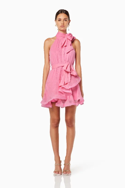 Elliatt Swan Dress - Pink